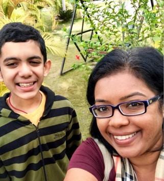 ‘The more I read and spoke to other parents, the more I realised how important it would be for me to accept my son as he was,’ Shetty says. ‘We began using therapies and support groups to find a way forward. We got family and friends involved, which helped normalise the situation for him and for us.’