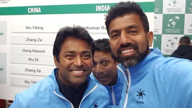 Leander Paes (L) has perched himself on a pedestal from where it will require a superhuman effort to displace him. (Twitter) Leander Paes (L) has perched himself on a pedestal from where it will require a superhuman effort to displace him. (Twitter)