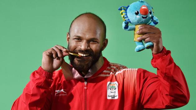 Get highlights of 2018 Commonwealth Games in Gold Coast here. Indian weightlifters Sathish Kumar Sivalingam and Ragala Venkat Rahul won gold medals at the Carrara Sports Arena in Gold Coast on Saturday.(PTI)