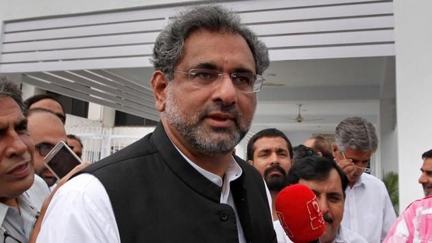 Pakistan's Prime Minister Shahid Khaqan Abbasi arrives at the Parliament in Islamabad, Pakistan.(AP File Photo) Pakistan's Prime Minister Shahid Khaqan Abbasi arrives at the Parliament in Islamabad, Pakistan.(AP File Photo)