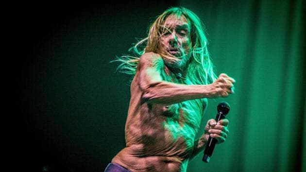 US singer Iggy Pop performs during the last day of Paaspop (Easter Pop) in Schijndel, The Netherlands. (Paul BeRgen / ANP / AFP)