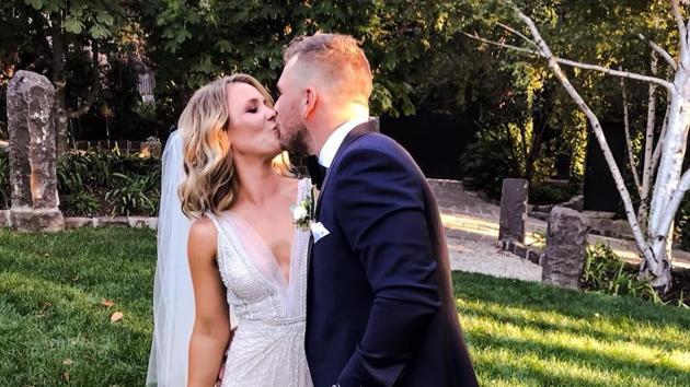 Aaron Finch kept his wedding on Sunday thinking IPL will begin a week later. (Instagram (@Aaronfinch5)) Aaron Finch kept his wedding on Sunday thinking IPL will begin a week later. (Instagram (@Aaronfinch5))