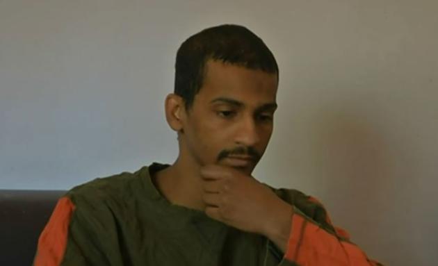 A screengrab from the interview of British militant El Shafee Elsheikh.(Courtesy: akhbaralaan.net)