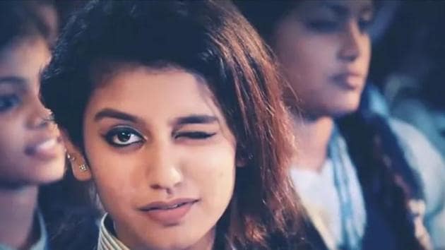 Priya Prakash Varrier recently became a winking sensation after a song in her debut Malayalam movie Oru Adaar Love went viral.