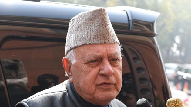 File photo of National Conference president Farooq Abdullah. (Arvind Yadav/HT Photo) File photo of National Conference president Farooq Abdullah. (Arvind Yadav/HT Photo)