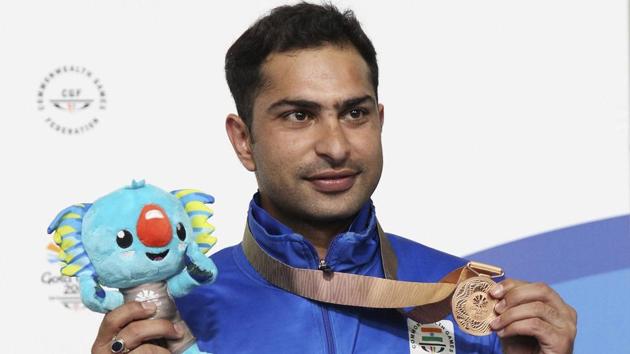 Kumar’s medal meant that India won three medals on the same day in shooting. (AP) Kumar’s medal meant that India won three medals on the same day in shooting. (AP)