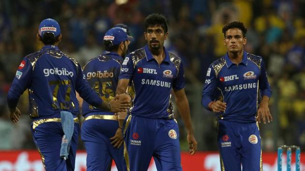 Jasprit Bumrah was hit for three sixes by Dwayne Bravo as CSK turned the tables on MI. (BCCI) 