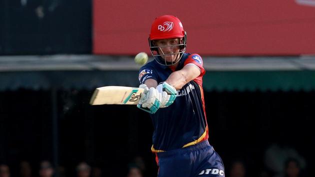 Gambhir (55) and Rahul Tewatia (9) fell in quick succession but Chris Morris’ cameo (16-ball 27) took DD to 166/7.  (BCCI ) 