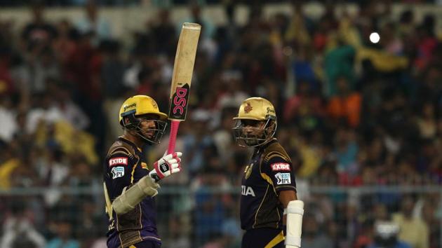 Sunil Narine’s blazing fifty helped Kolkata Knight Riders beat Royal Challengers Bangalore by four wickets in the 2018 Indian Premier League. (BCCI)