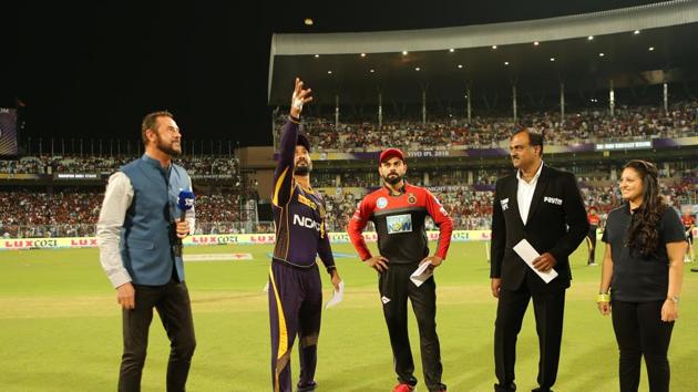 Dinesh Karthik won the toss and Kolkata Knight Riders opted to bowl. (BCCI) 