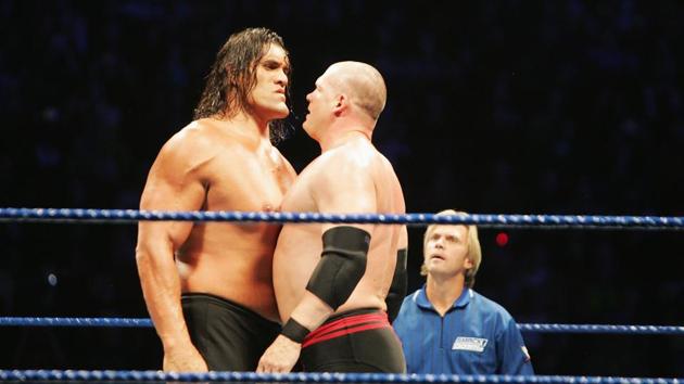 The Great Khali (L) was the most prominent Indian to be part of the WWE.(Getty Images)