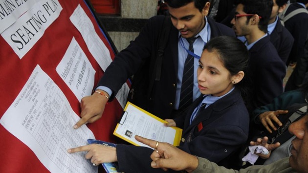 While Class 12 students were supposed to appear for the Hindi exam, language exams of French, Sanskrit and Urdu were scheduled for Class 10 on April 2. (HT File) While Class 12 students were supposed to appear for the Hindi exam, language exams of French, Sanskrit and Urdu were scheduled for Class 10 on April 2. (HT File)