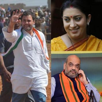 Congress chief Rahul Gandhi, Union minister Smriti Irani and BJP chief Amit Shah will visit UP. (HT Photo) Congress chief Rahul Gandhi, Union minister Smriti Irani and BJP chief Amit Shah will visit UP. (HT Photo)