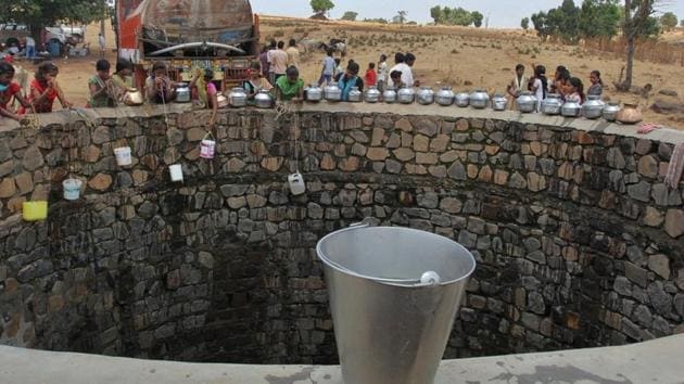 61% of wells witnessed a decline in water levels in India in the last one decade.(HT)