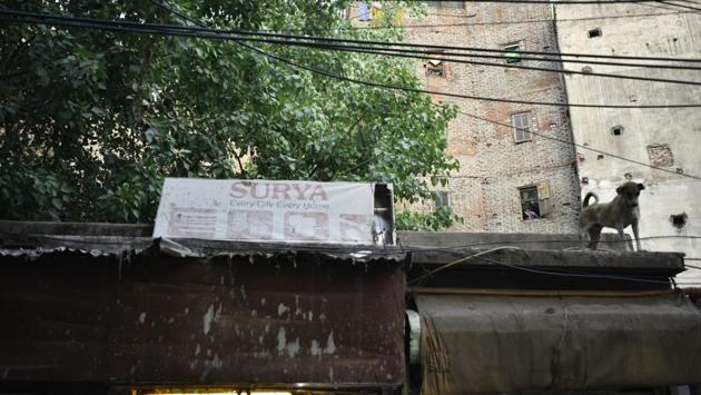 After staying unused for decades, a major portion of walls, arches, columns, and gateways collapsed and today, none of its distinctive features are visible. Last week, the Delhi High Court issued directions for a survey of the property after a petitioner -- Kusum Sehgal-- approached it alleging that builders were “destroying” the haveli to construct a multi-storey building in its spot. (Anushree Fadnavis / HT Photo) After staying unused for decades, a major portion of walls, arches, columns, and gateways collapsed and today, none of its distinctive features are visible. Last week, the Delhi High Court issued directions for a survey of the property after a petitioner -- Kusum Sehgal-- approached it alleging that builders were “destroying” the haveli to construct a multi-storey building in its spot. (Anushree Fadnavis / HT Photo)