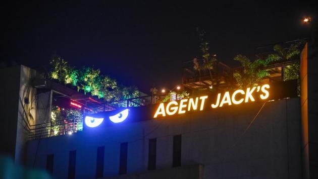 Agent Jack's pub in Baner.(Sanket Wankhade/HT PHOTO)