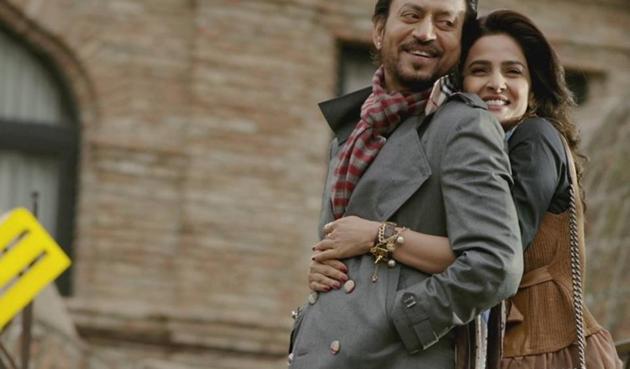 Irrfan Khan and Saba Qamar play lead roles in Hindi Medium. Irrfan Khan and Saba Qamar play lead roles in Hindi Medium.