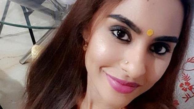 Sri Reddy has been protesting against sexual harassment n the Telugu film industry.(Iamsrireddy/Facebook)