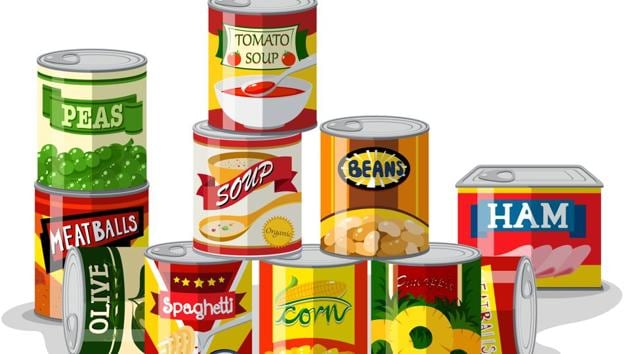 ZnO nanoparticles are present in the lining of certain canned goods for their antimicrobial properties and to prevent staining of sulfur-producing foods.(Shutterstock)