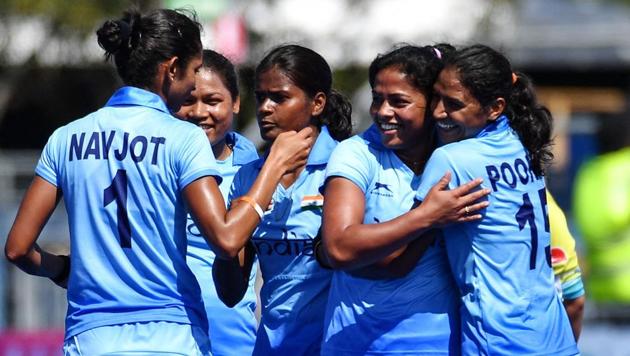 Get highlights of the women’s hockey match between India and South Africa, 2018 Commonwealth Games, here. The Indian women’s hockey team managed a 1-0 win and moved to the semi-finals. (AFP) Get highlights of the women’s hockey match between India and South Africa, 2018 Commonwealth Games, here. The Indian women’s hockey team managed a 1-0 win and moved to the semi-finals. (AFP)
