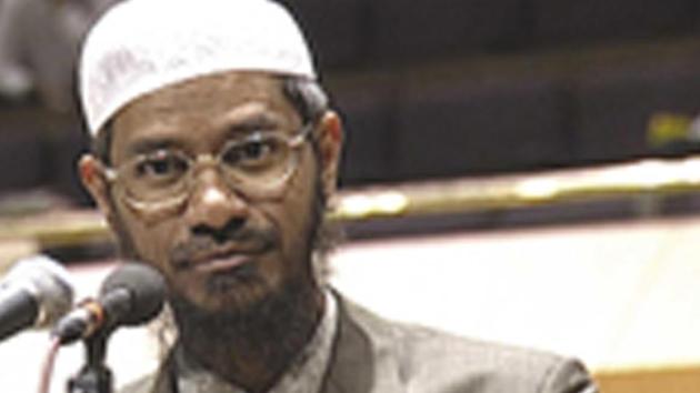 The Bombay high court on Monday refused to grant any relief to Islamic preacher Zakir Naik.(HT File)