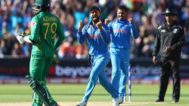 India’s chances of hosting Pakistan cricket team is next to nil, according to a Board of Control for Cricket in India (BCCI) official.(Getty Images)