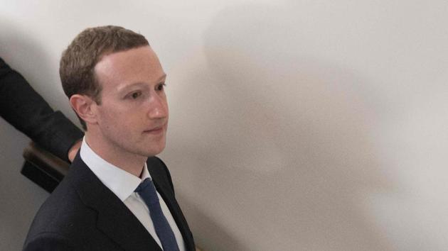 Mark Zuckerberg departs a meeting on Capitol Hill in Washington, DC, on Monday. (AF Photo) Mark Zuckerberg departs a meeting on Capitol Hill in Washington, DC, on Monday. (AF Photo)