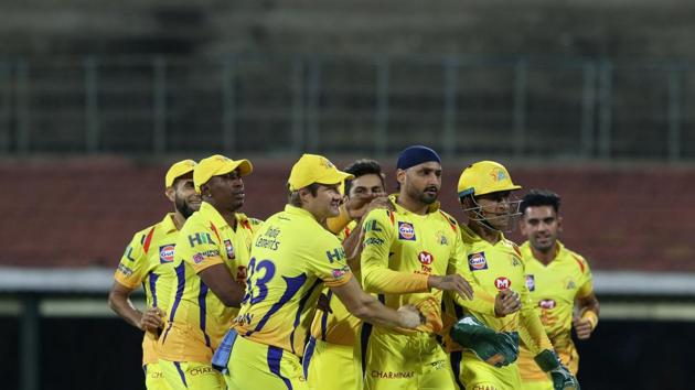 Harbhajan Singh got the wicket of Sunil Narine early on. (BCCI) 
