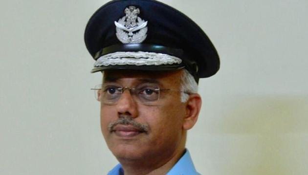 Air Marshal IP Vipin.(HT PHOTO)