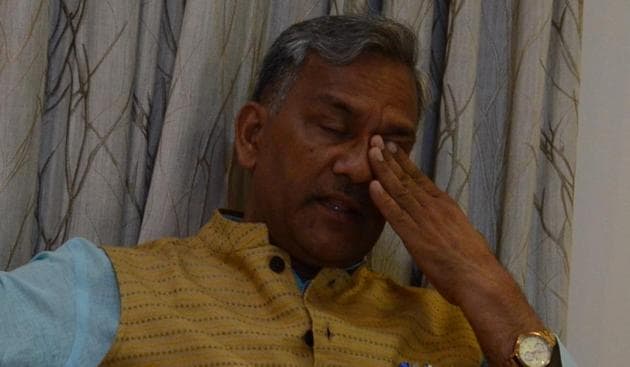 Chief Minister Trivendra Singh Rawat(HT Photo)