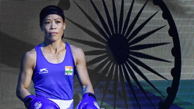 Though Mary Kom (in pic) won her match, Sarita Devi and Pinki Rani lost their respective quarter-final bouts. (PTI)