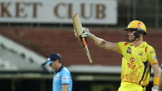 Sam Billings blasted 56 off 23 balls to help Chennai Super Kings chase down 203 and win a high-scoring thriller by five wickets against Kolkata Knight Riders in the 2018 Indian Premier League. (BCCI)