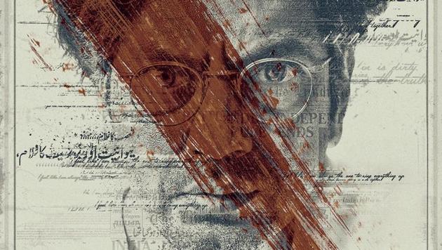 Nawazuddin Siddiqui as Sadat Hassan Manto, directed by Nandita Das.(Twitter)