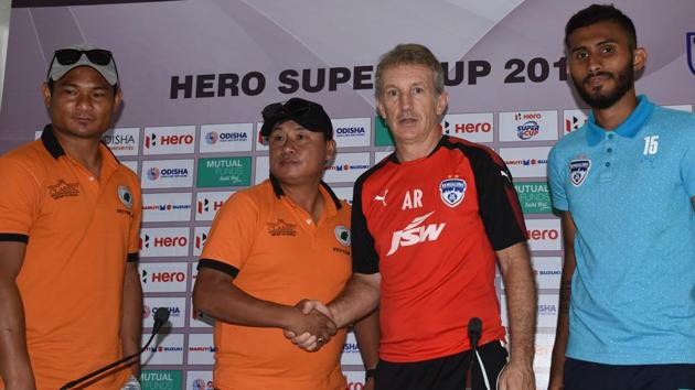 Neroca FC will face Bengaluru FC in the Super Cup quarterfinals on Thursday.(AIFF)