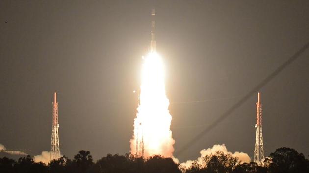 The Indian Space Research Organisation (ISRO) successfully launched the IRNSS 1I navigation satellite from the Satish Dhawan Space Centre at Sriharikota, Andhra Pradesh, on the 43rd flight of the Polar Satellite Launch Vehicle (PSLV), early morning. (Arun Sankar / AFP) The Indian Space Research Organisation (ISRO) successfully launched the IRNSS 1I navigation satellite from the Satish Dhawan Space Centre at Sriharikota, Andhra Pradesh, on the 43rd flight of the Polar Satellite Launch Vehicle (PSLV), early morning. (Arun Sankar / AFP)