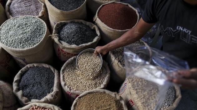 The softening in inflation in March may be temporary and due to a decline in food prices, particularly vegetables and pulses.(Dhiraj Singh/Bloomberg)