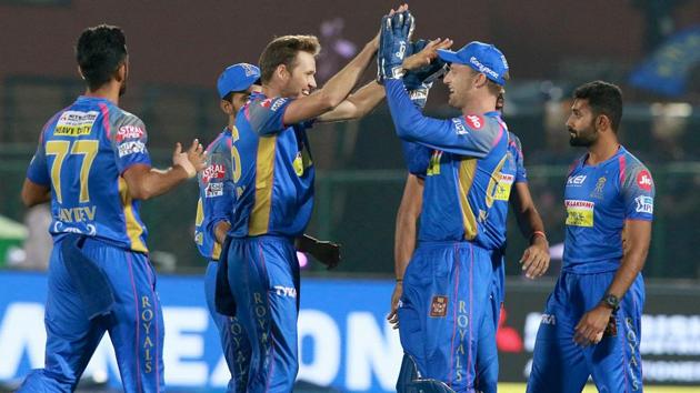 Rajasthan eventually cruised to a comfortable 10 run win through DLS. (IPL) 