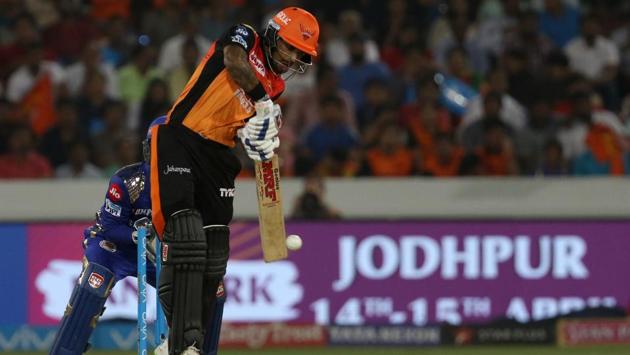 Shikhar Dhawan gave Sunrisers Hyderabad a great start in the 148-run chase. (IPL) 