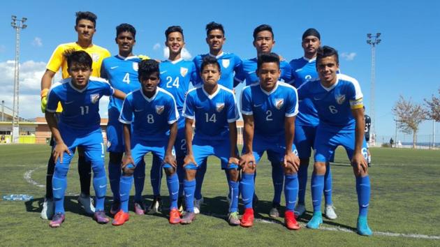 Sports Authority of India (SAI) have spent in excess of Rs. 9 crore on a series of exposure tours for the India U-16 national football team.(Twitter/IndianFootball)