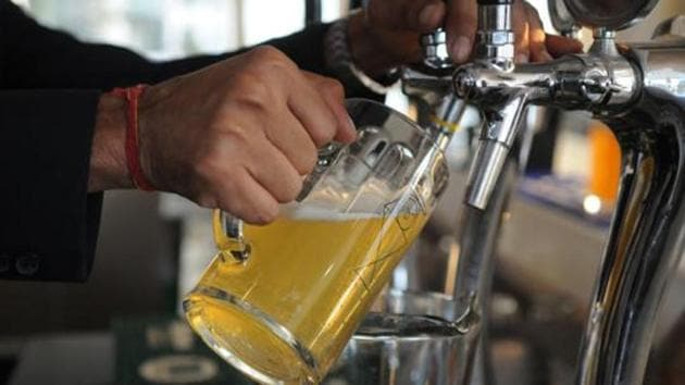 Under the new excise policy, the government has doubled the fees of occasional bar licences from <span class='webrupee'>?</span>5,000 per day to <span class='webrupee'>?</span>10,000.(HT File)
