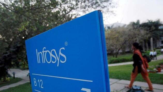 Infosys’s revenue from operations rose 5.6% to ₹180.83 billion in the quarter ended March 31. (Reuters File Photo) Infosys’s revenue from operations rose 5.6% to ₹180.83 billion in the quarter ended March 31. (Reuters File Photo)