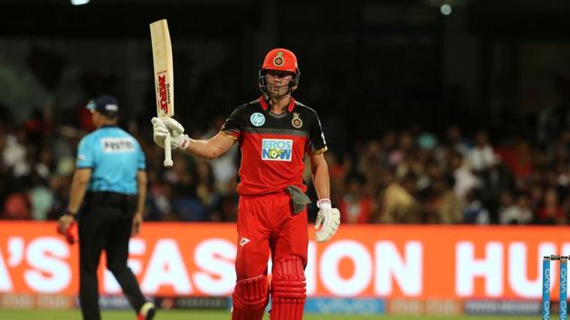 AB de Villiers blasted his 23rd fifty as Royal Challengers Bangalore defeated Kings XI Punjab by four wickets to get their IPL 2018 campaign back on track. (BCCI)