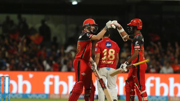 Washington Sundar sealed the deal with two boundaries as RCB sealed a four-wicket win. (BCCI) Washington Sundar sealed the deal with two boundaries as RCB sealed a four-wicket win. (BCCI)