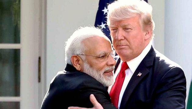 Prime Minister Narendra Modi with US President Donald Trump (PTI file) Prime Minister Narendra Modi with US President Donald Trump (PTI file)
