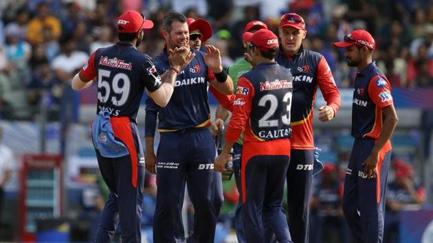 But Mumbai Indians lost Rohit Sharma (18), Krunal Pandya (11) and Hardik Pandya (2) in quick succession, as Delhi Daredevils bowlers made a strong comeback in middle and death overs. (BCCI ) 