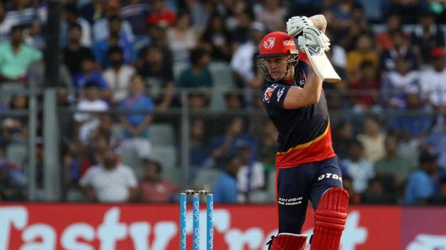 Jason Roy in action during match nine of the 2018 Indian Premier League between Mumbai Indians and Delhi Daredevils at the Wankhede Stadium on Saturday. Get highlights of the IPL 2018 clash between Mumbai Indians (MI) and Delhi Daredevils (DD) here(BCCI)