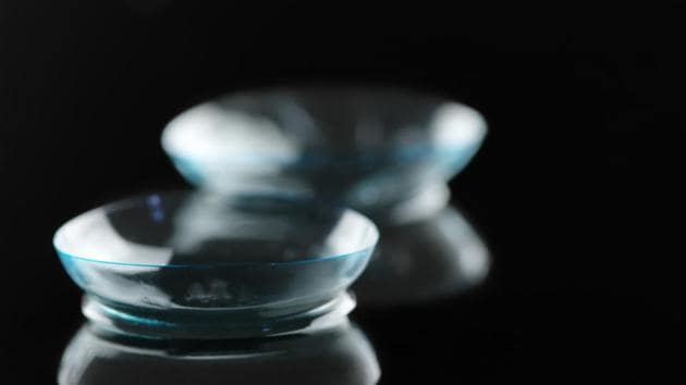 The contact lenses can be used by people with certain degrees of astigmatism, an abnormal curvature of the eye.(Shutterstock)