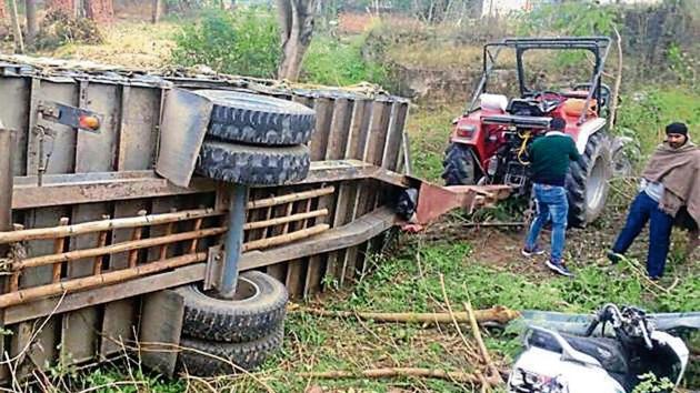 As soon the tractor came out on the national highway, the bus, on its way from Gandhidham to Kumbhardi, hit it, killing nine persons, including a 10-year-old boy.(File photo for representation)