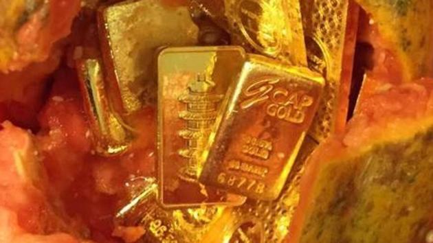 In Thiruvananthapuram, customs officials?intercepted a passenger who arrived by an Emirates Flight and?recovered seven gold biscuits totally weighing 816.38 grams.(File photo)