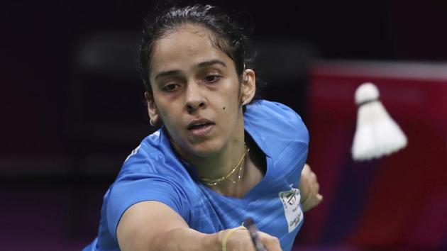Saina Nehwal won an all-Indian women’s singles badminton final vs PV Sindhu. (AP)